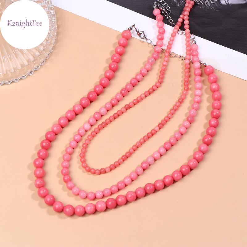 K2nightFee Choker Đá Tự Nhiên Hồng Xanh - Phù Hợp Tiệc Và Hàng Ngày | Quà Tặng Việt Nam