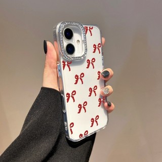Ốp Điện Thoại Trong Suốt In Hình Nơ Nhiều Màu Sắc Cho iPhone 7 Plus 8 Plus 6 Plus 6S Plus SE 2020 SE 2022 Vỏ Chống Rơi Kim Cương Giả