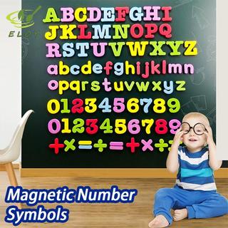 [ELOY] Số chữ cái từ tính Bảng chữ cái ABC 123 Nam châm tủ lạnh Bộ đồ chơi học tập mầm non bằng nhựa Bộ chữ thường Toán VN