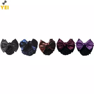 < YEI > Nơ Barrette Lady Kẹp Tóc Nơ Bun Snood Nữ Phụ Kiện Tóc Mới