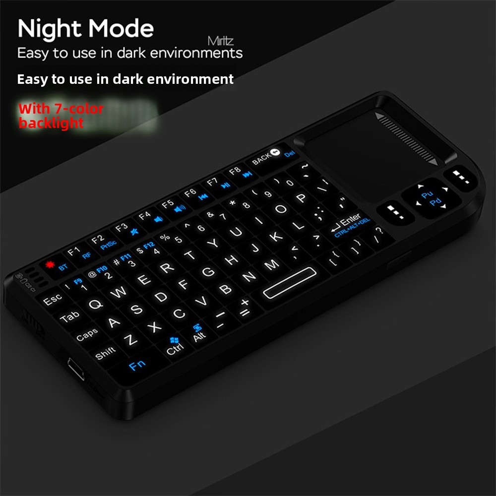 Bàn phím Mini không dây Bluetooth 2.4G Bàn phím nhỏ chế độ kép