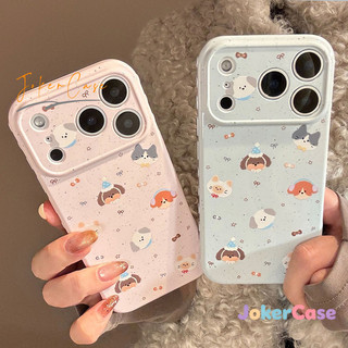 Ốp Lưng Cho IPhone 15 17 13 16 11 14 12 Pro Max air XR 16 7 15 14 8 Plus Ảnh bìa cô gái Graffiti chó mèo dễ thương
