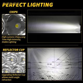 Đèn pha LED 21W 7 bóng cho ô tô/SUV, 9-30V, đèn sương mù, đèn lái xe ban đêm