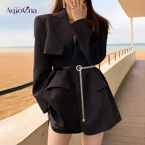 AqToCna Thắt Lưng Mỏng Nữ Dây Kim Loại Da PU Nối Dây Áo Sơ Mi Hợp Thời Trang Trang Trang Trí Phù Hợp Với Tất Cả Trận Đấu Áo Sơ Mi Dây Xích AqToCna