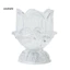 Linh hồn| Đèn nến không dây Đèn nến chạy bằng pin Đèn nến trong suốt Lotus LED Flameless, Nến mô phỏng điện cho gia đình, phòng ngủ, đám cưới, kỷ niệm, Giáng sinh P