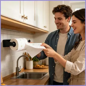 Hộp đựng khăn giấy bằng thép không gỉ treo tường Giấy vệ sinh lưu trữ cho phòng tắm Nhà bếp quầy Vanity RV Khách mueadsyvn