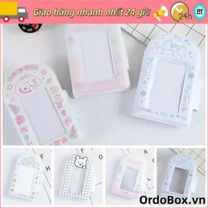 Album đựng thẻ ORDOBOX, Phim hoạt hình PVC Idol Card Collect Book, Quà tặng sắp xếp ảnh Mini 3 Inch dễ thương