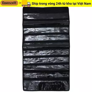 ESSENCEH Vòng Cổ Sắp Xếp Túi Tủ Quần Áo Cửa Túi Bảo Quản Vải Lưu Trữ Túi Treo Hai Mặt Vòng Cổ Lớn Móc Treo