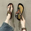Sandal Nữ La Mã Dép xỏ ngón thoải mái Đi biển Flat Thong