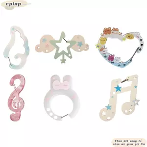 CPINCP Phim hoạt hình Carabiner Charm​​, ​​Kẹp Carabiner​​ ​​Màu kẹo​​ Mặt dây điện thoại​​, ​​Kích thước nhỏ gọn nhẹ Acrylic trong suốt​​ ​​Phụ kiện tự làm​​