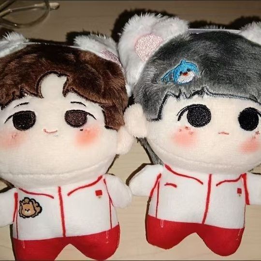 Satou Kết Hợp Hàng Hóa Búp Bê Cotton Sun Yingsha Wang Chuqin Q Phiên Bản Cá Mập Sư Tử Búp Bê 10cm Sang Trọng