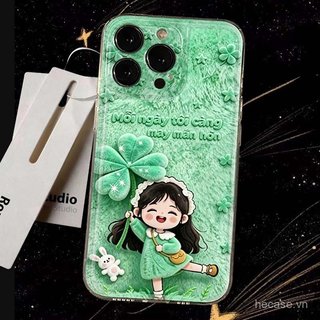 Ốp Điện Thoại Trong Suốt Cô Gái Dễ Thương Thích Hợp Cho iPhone 11promax 12promax 11 12 13 14 Pro max 15promax 15 16 17 pro max xr xs 12pro 13pro Ốp Mềm Chống Sốc