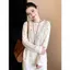 Milyfashion Size Lớn Màu Chấm Bi In Hơi Trong Suốt Mỏng Chống Nắng Mùa Hè Phong Cách Mới Tất Cả Trận Đấu Mỏng Hơn Nhìn Cổ Tròn Áo Thun Top