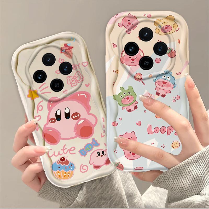 Thích hợp cho Redmi 14C 3D Wave Soft TPU Loopy Kirby Vỏ điện thoại chống sốc