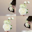 Kẹp Tóc Hoa Mẫu đơn Giả Màu Trắng/hồng, Phong Cách Cổ Trang, Phù Hợp Cho Cưới, Chụp ảnh