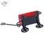 HFTOY 1: 12 nhà búp bê thu nhỏ kim loại màu đỏ kéo xe đẩy đồ nội thất sân vườn phụ kiện ~