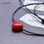 AqToCna Retro Thời Trang Dài Bện Dây Trái Tim Mặt Dây Chuyền Nelace Cho Nữ Niche Tối Giản Choker Trang Sức Quà Tặng Ngày Lễ Tình Nhân AqToCna