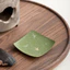 đế lót ly gốm sứ họa tiết trúc xanh vẽ tay phong cách zen trung hoa mới tấm lót chén trà chống nóng decor bàn trà cao cấp