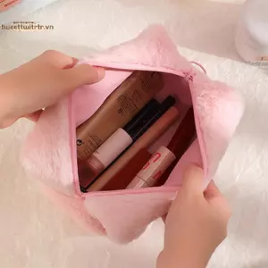 Túi đựng mỹ phẩm sang trọng TRTR Túi lưu trữ tiện lợi Túi vệ sinh dung tích lớn Túi phân loại nhiều lớp VN