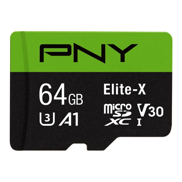 Thẻ nhớ MicroSD PNY Elite-X 64GB / Class 10, UHS-I, U3,Transfer speed up to 100MB/s - Chính Hãng