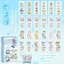 Chiikawa PVC Màu Cửa Sổ Kính Đánh Dấu Trang Hộp Mù – 24 Chiếc, Văn Phòng Phẩm Học Tập Kawaii