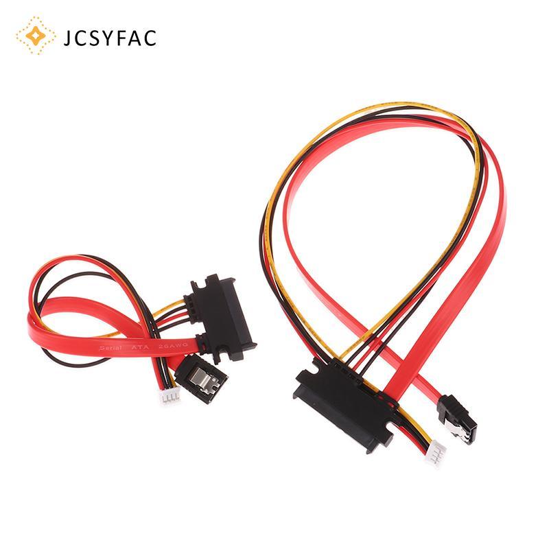 JCSYFAC 20 / 30 / 40cm Mini 4Pin + Cáp Nguồn SATA 22 (15 + 7) Pin Sang PH2.0 / 3.0 Đĩa Cứng Cáp Dữ Liệu Ổ Đĩa Quang Cáp Nguồn Mới