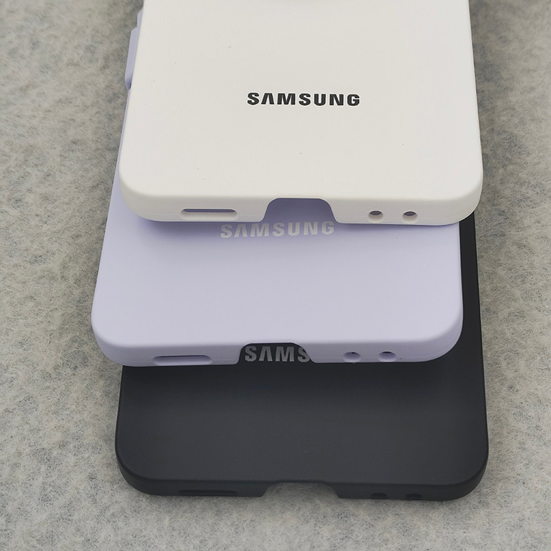 Sang Trọng Nhẫn Cầm Dành Cho Samsung Z Flip 7 6 5 4 3 Matte Cứng PC Khóa Ngón Tay Điện Thoại Chống Sốc Cho Galaxy Z Flip7 ZFlip6
