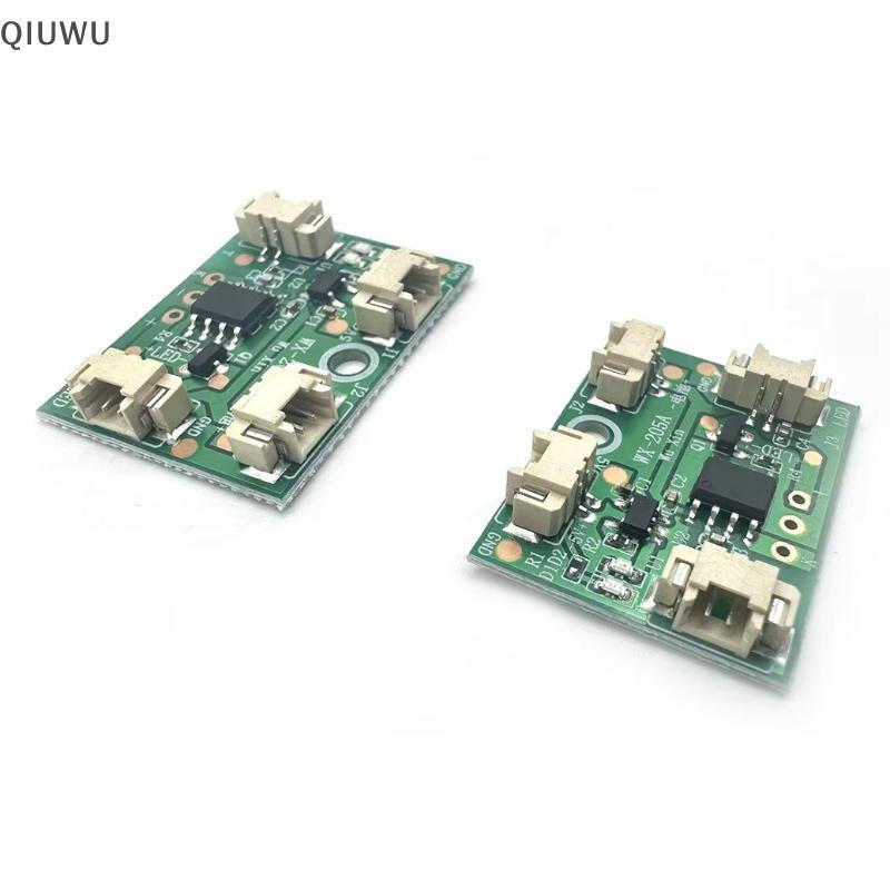 QIUWU 1 Cái 5V 2A Bộ điều khiển bảng đèn đơn / màu kép điện áp thấp Mô-đun chuyển đổi cảm ứng LED có thể sạc lại PCB.