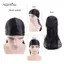 AqToCna Đuôi Dài Unisex Trưởng Thành Satin Doo Rag Durag Mũ Cướp Biển Mũ Turban Nam Hip Hop Biker Headwrap Unisex Mũ nón AqToCna