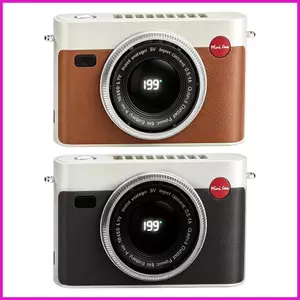 Quạt cầm tay Camera Màn hình LED có thể sạc lại Quạt cá nhân nhỏ Làm mát để cắm trại ngoài trời Chuyến đi bộ đường dài lyuvn
