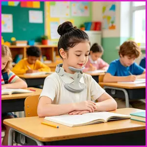 Hỗ Trợ Cổ Nẹp 360 Độ Có Thể Điều Chỉnh Công Thái Học Thoáng Khí Chuyển Tiếp Đầu Corrector Cho Nhân Viên Văn Phòng Máy Tính lyuvn