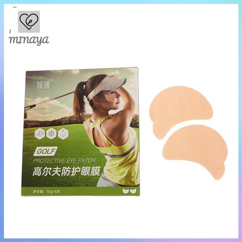 [MINAYA] 5 Cặp Miếng Dán Mặt Uv Miếng Dán Chống Nắng Golf Dưỡng Ẩm Thoáng Khí Chống Nắng Miếng Dán Mặt Cho Golf Du Lịch Bãi Biển VN