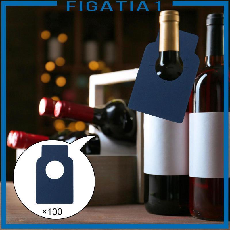 Thẻ chai rượu vang có thể tái sử dụng Thẻ quà tặng treo giấy tráng bền cho quán Bar Nhà bếp Champagne Chai cổ trưng bày