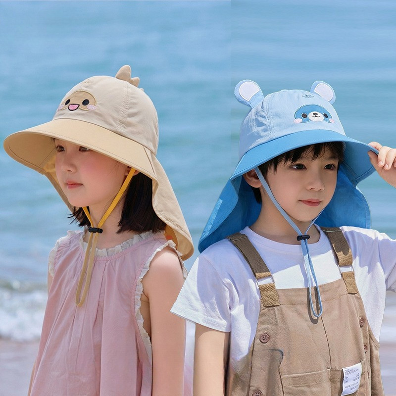 【SKISOPGO】Mũ Trẻ Em Mùa Xuân Thu Mỏng Phong Cách Che Nắng,Mũ nón holiday cho bé,Nhanh Khô Mũ Nam Nữ