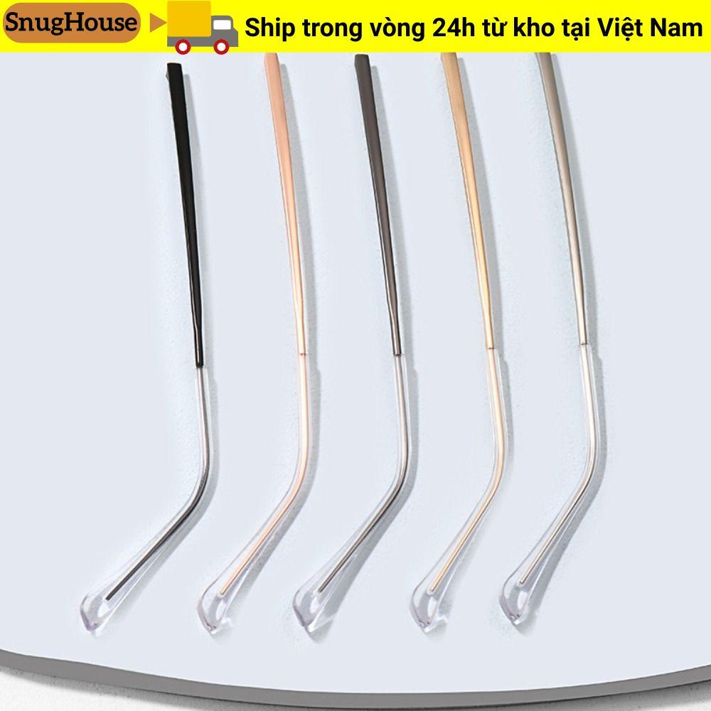 SNUGHOUSE Chân Thay Thế, Dụng Cụ Sửa Chữa Kim Loại Cánh Tay Kính, Vỏ Chân Trong Suốt Đa Năng Chống Trơn Trượt Khung Kính Mắt