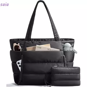 Túi Tote nữ SAIA, Túi xách nhiều túi công suất lớn, Túi đi lại nhẹ nhẹ chống nước đa năng cho phòng tập thể dục du lịch đi học