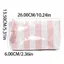 Túi đựng mỹ phẩm FAVORITEGOODS, Túi lưu trữ Polyester PVC, Họa tiết sọc hợp thời trang Túi trang điểm màu Dopamine dung tích lớn Du lịch