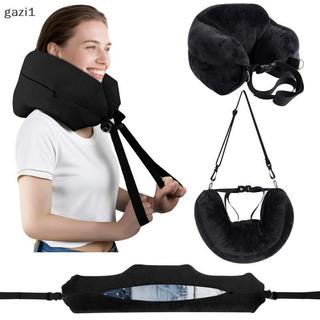 [gazi] Gối du lịch Ne có thể đổ đầy Quần áo Vỏ gối hình chữ U Túi lưu trữ bổ sung Nhung Ne Gối cho máy bay Du lịch VN