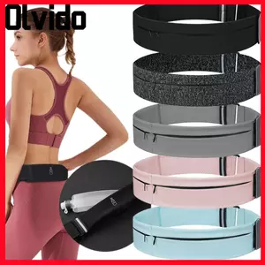 Túi thắt lưng chạy bộ OLVIDO, Túi nước ẩn chống nước Thắt lưng chạy mỏng, Gói Fanny vô hình liền mạch co giãn ngoài trời