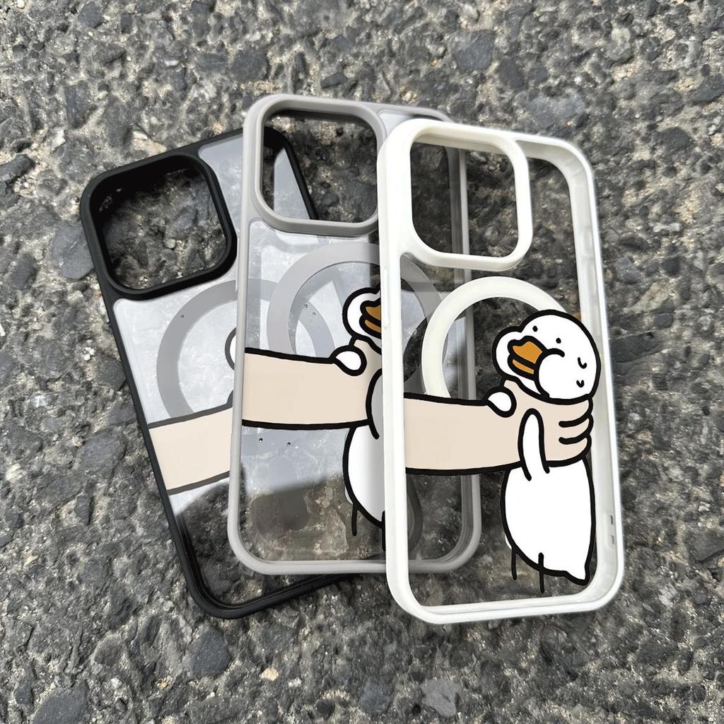 Vịt Ứng dụng iPhone 16P17/1514 Vỏ điện thoại hút từ 13/12 Dễ thương 11 Ý tưởng