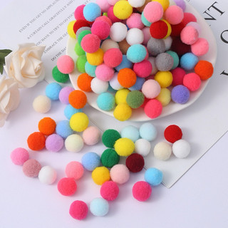 [hỏa tốc hcm] Hạt Bông Pom Pom Mix Màu Dùng Làm Handmade, Trang Trí, Phụ Kiện May Mặc 1cm và 2cm và 1.5cm ANGIHOME