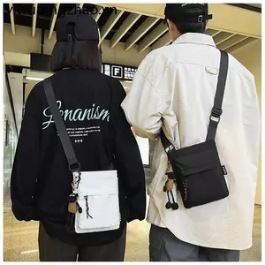 Nhật Bản Niche Nylon Chống Thấm Nước Nhỏ Vuông Túi Đeo Ngang Vai Phong Bì Túi Mùa Hè Di Động Túi Điện Thoại Nữ Dụng Cụ Túi Xe Máy Nam
