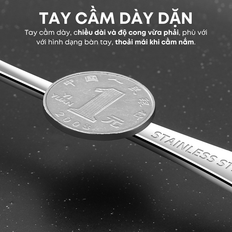 [LẺ] Dao Muỗng Dĩa Inox 410 – Nhiều Kích Cỡ – Dao Bít Tết, Thìa, Nĩa, Muỗng Cafe Dày Dặn Dùng Gia Đình, Nhà Hàng 1010