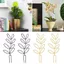 VVDZA Cây Trellis, Khung Leo Sân Vườn Thiết Kế Hình Lá Chống Rỉ, Nhựa Bền Hỗ Trợ Cho Cây Nho Trong Chậu Hoa Trellis Trong Nhà Ngoài Trời