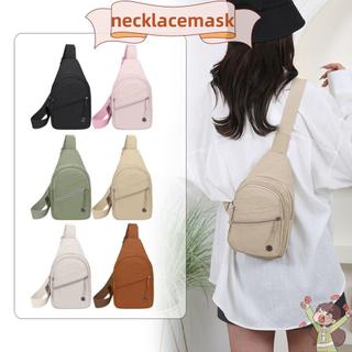 Túi đeo chéo NECKLACEMASK, Túi đeo vai chống nước dung tích lớn, Dây đeo nhẹ có thể điều chỉnh thời trang Túi Messenger Sử dụng du lịch