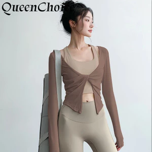 Sản phẩm gồm 3 cái/bộ - Đồ tập thể thao nữ: Áo và quần legging yoga kích thước từ S đến 5XL