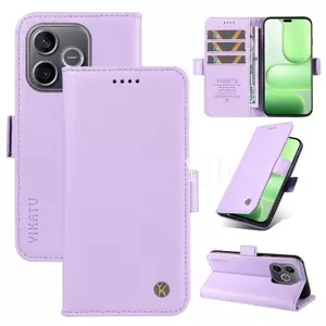 YJD Case For Honor 600 Lite Skin Feel PU Leather TPU Frame Khe cắm thẻ Vỏ điện thoại chống rơi