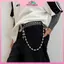 MYPANDA Quần Jeans Punk với Dây Xích Nhiều Lớp, Phụ Kiện Quyến Rũ dành cho Vũ Công Hip Hop