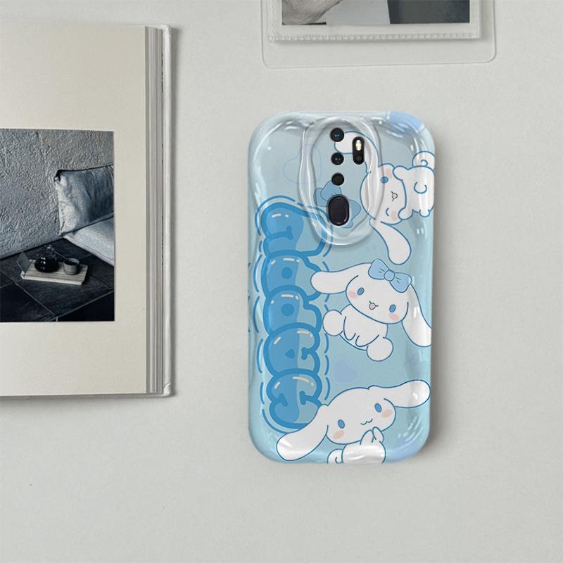 Ốp Lưng Cho OPPO A9 2020 A5 2020 Phim Hoạt Hình Kem Sanrio Cặp Đôi Mềm TPU 3D Sóng Silicon Vỏ Điện Thoại