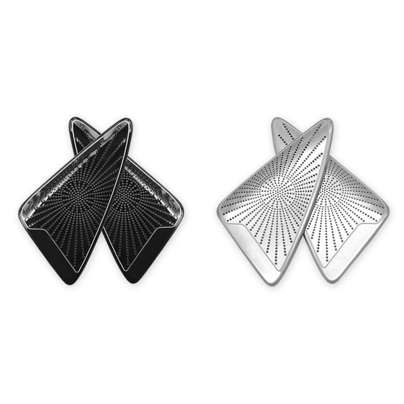 Dành Cho Xe Hyundai Palisade 2020-2025 Xe Điều Chỉnh Bằng Thép Không Gỉ A-Pillar Tweeter Loa Bao Viền Các Bộ Phận Nội Thất